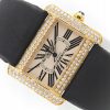 CARTIER TANK DIVAN GOLD 18K DIAMONDS 2603 FULL SET