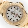 ROLEX YACHT MASTER GOLD WHITE DIAL 18K REF.168628
