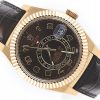 ROLEX SKY DWELLER ROSE 18K REF.326135 FULL SET