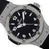 HUBLOT BIG BANG 38 STEEL DIAMONDS REF. 361.SX.1270.RX.1104 FULL SET