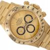 ROLEX COSMOGRAPH DAYTONA YELLOW GOLD 18K GOLDEN DIAL REF. 16528