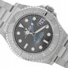 ROLEX YACHT-MASTER 37 RHODIUM DIAL REF. 268622 FULL SET 2022