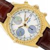 BREITLING CHRONOMAT MOP PEARL DIAL YELLOW GOLD 18K REF. K13050.1
