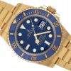 ROLEX SUBMARINER DATE YELLOW GOLD 18K BLUE DIAL REF. 116618LB FULL SET