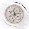 RADO HYPERCHROME CHRONOGRAPH XXL LADY WHITE CERAMIC REF. R32274012 FULL SET