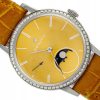 ZENITH ELITE LADY MOONPHASE LIMITED EDITION 99 PCS STEEL DIAMONDS YELLOW DIAL REF. 16.2331.692/74.C815