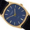 PATEK PHILIPPE GOLDEN ELLIPSE YELLOW GOLD 18K BLUE DIAL REF. 3644 FULL SET