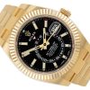 ROLEX SKY-DWELLER YELLOW GOLD 18K BLACK DIAL REF. 326938 FULL SET