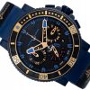 ULYSSE NARDIN MARINE VOYAGE BLEU CHRONOGRAPH LIMITED EDITION 99 PCS REF. 353-97 FULL SET