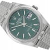 ROLEX DATEJUST 36 JUBILEE STEEL MINT GREEN DIAL REF. 126200 FULL SET