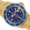 ROLEX SUBMARINER DATE BLUE DIAL YELLOW GOLD 18K REF. 1680