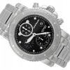 MONTBLANC SPORT CHRONOGRAPH STEEL BLACK DIAL REF. 104659 (7179)