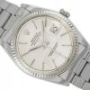 ROLEX DATEJUST 36 OYSTER STEEL/WHITE GOLD 18K SILVER DIAL REF. 16014