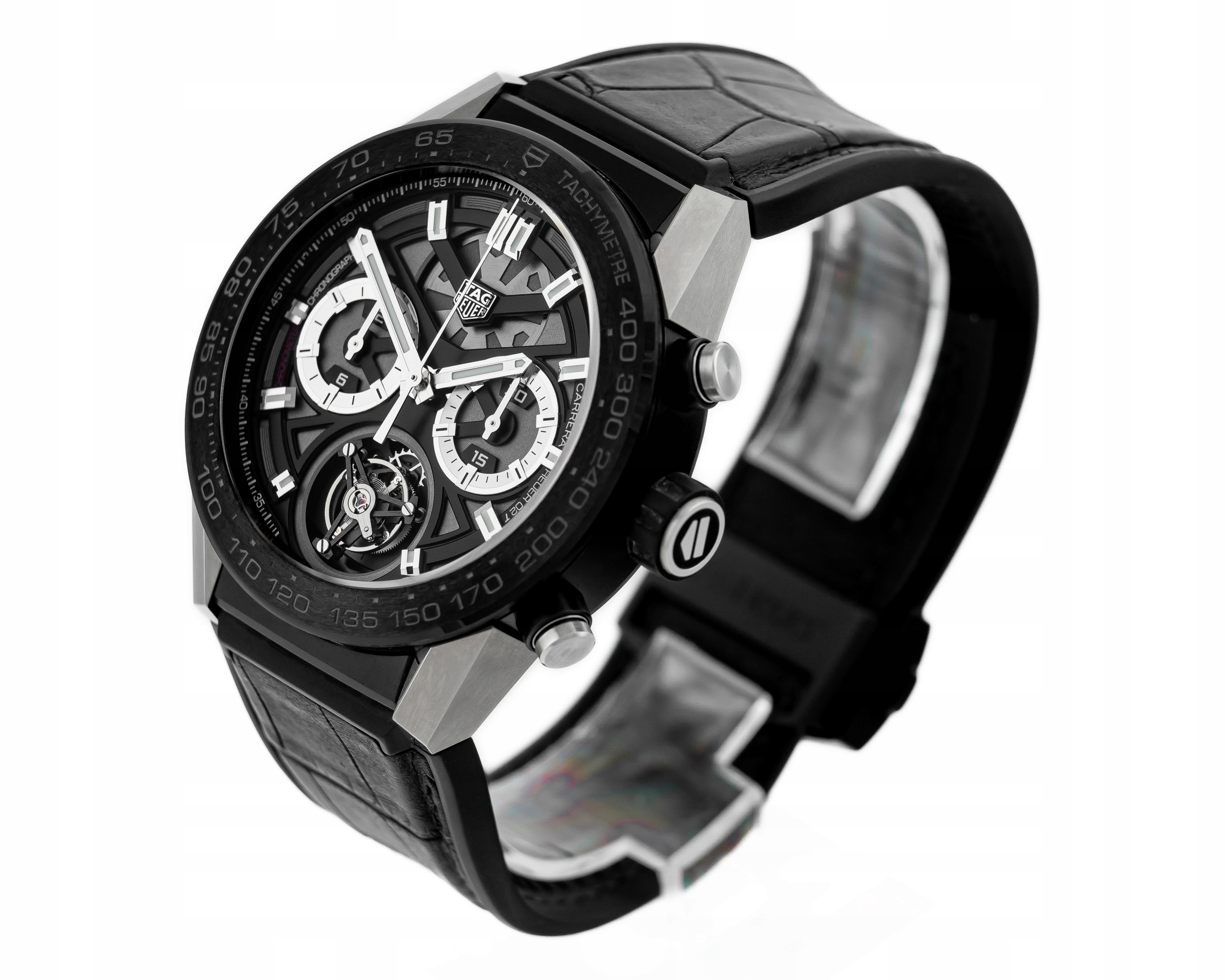ホット商品 TAG TITANIUM CHRONOGRAPH TOURBILLON HEUER-02T CARRERA HEUER 時計