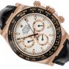 ROLEX DAYTONA ROSE GOLD 18K EVEROSE WHITE DIAL REF. 116515LN FULL SET