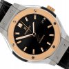 HUBLOT CLASSIC FUSION KING GOLD TITANIUM/ROSE GOLD 18K BLACK DIAL REF. 565.NO.1480.LR