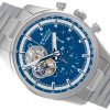 ZENITH EL PRIMERO CHRONOMASTER STEEL OPEN BLUE DIAL REF. 03.20416.4061/51.M2040 FULL SET