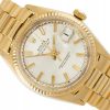 ROLEX DATEJUST 36 PRESIDENT YELLOW GOLD 18K WHITE DIAL REF. 1601