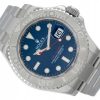 ROLEX YACHT-MASTER 40 STEEL/PLATINUM BLUE DIAL REF. 116622 FULL SET