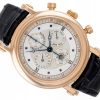 FRANCK MULLER PERPETUAL CALENDAR CHRONOGRAPH ROSE GOLD 18K SILVER DIAL REF. 7000 QP FULL SET