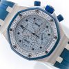 AUDEMARS PIGUET ROYAL OAK OFFSHORE LADY CHRONOGRAPH DIAMONDS WHITE GOLD 18K BLUE DIAL REF. 25986CK.ZZ.D020CA.02