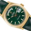ROLEX DAY-DATE 36 YELLOW GOLD 18K GREEN DIAL REF. 118138 FULL SET