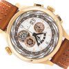 ZENITH GRANDE CLASS TRAVELLER OPEN MULTICITY ROSE GOLD 18K SILVER DIAL REF. 18.0520.4037 FULL SET