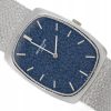 PATEK PHILIPPE GOLDEN ELLIPSE HAMMERED WHITE GOLD 18K BLUE DIAL REF. 3567/1 FULL SET