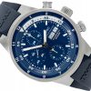 IWC AQUATIMER CHRONOGRAPH COUSTEAU LIMITED EDITON STEEL BLUE DIAL REF. IW378201 FULL SET