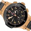HUBLOT BIG BANG 44MM BLACK CERAMIC/ROSE GOLD 18K BLACK DIAL REF. 301.PB.131.PB