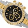 ROLEX DAYTONA STEEL/YELLOW GOLD 18K BLACK DIAL REF. 16523