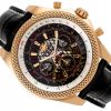 BREITLING BENTLEY B06 SPECIAL EDITION ROSE GOLD 18K BLACK DIAL REF. RB061112/BC43 FULL SET