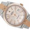 ROLEX DATEJUST 41 JUBILEE STEEL/ROSE GOLD 18K PINK SUNDUST DIAL REF. 126331 FULL SET