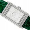 JAEGER-LECOULTRE GRANDE REVERSO LADY ULTRA THIN STEEL DIAMONDS SILVER DIAL REF. Q3208423 (268.8.86)
