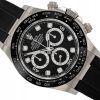 ROLEX DAYTONA WHITE GOLD 18K OYSTERFLEX BLACK DIAMOND DIAL REF. 116519LN FULL SET