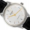GLASHUTTE ORIGINAL SIXTIES SENATOR STEEL SILVER DIAL REF. 39-52-01-02-04 FULL SET