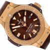 HUBLOT BIG BANG KING ROSE GOLD 18K CHOCOLATE BROWN DIAL REF. 322.PC.1001.RX FULL SET