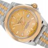 BREITLING GALACTIC 32 LADY STEEL/ROSE GOLD 18K GOLD DIAL QUARTZ REF. C7133012/H549/792C