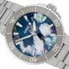 ORIS AQUIS DATE STEEL UPCYCLE DIAL REF. 01 733 7766 4150 (7766A) FULL SET