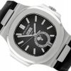 PATEK PHILIPPE NAUTILUS MOONPHASE STEEL BLACK DIAL REF. 5726A-001 FULL SET