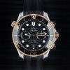 OMEGA SEAMASTER DIVER 300M CHRONOGRAPH STEEL/ROSE GOLD 18K BLACK DIAL REF. 210.22.44.51.01.001 FULL SET