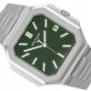 PATEK PHILIPPE CUBITUS STEEL GREEN DIAL REF. 5821/1A-001 FULL SET UNWORN