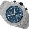 AUDEMARS PIGUET ROYAL OAK OFFSHORE CHRONOGRAPH THE BEAST STEEL BLUE DIAL REF. 26238ST.OO.2000ST.01 FULL SET +RUBBER STRAP