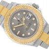ROLEX YACHT-MASTER 40 STEEL/YELLOW GOLD 18K SILVER SLATE DIAL REF. 16623