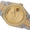 ROLEX DAY-DATE 36 TRIDOR PRESIDENT WHITE/YELLOW/ROSE GOLD 18K GOLD DIAMOND DIAL REF. 18039B