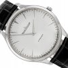 JAEGER-LECOULTRE MASTER ULTRA THIN STEEL SILVER DIAL REF. 170.8.37