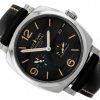 PANERAI RADIOMIR 1940 3 DAYS GMT POWER RESERVE STEEL BLACK DIAL REF. PAM00628 FULL SET