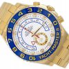 ROLEX YACHT-MASTER II YELLOW GOLD 18K GOLD HANDS REF. 116688 FULL SET