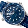 OMEGA SEAMASTER DIVER 300M STEEL BLUE DIAL REF. 210.32.42.20.03.001 FULL SET