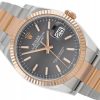 ROLEX DATEJUST 36 OYSTER STEEL/ROSE GOLD 18K SLATE GREY DIAL REF. 126231 FULL SET